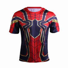 Load image into Gallery viewer, Raglan Sleeve Spiderman 3D Printed T shirts Men Compression Shirts 2018 NEW Crossfit Tops For Male Cosplay Costume Clothing