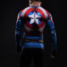 Load image into Gallery viewer, 2017 Marvel Superhero Winter Soldier Bucky 3D Men T Shirt Fitness Crossfit T-Shirt Long Sleeve Compression Shirt Mens MMA