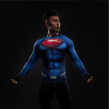 Load image into Gallery viewer, 2017 Marvel Superhero Winter Soldier Bucky 3D Men T Shirt Fitness Crossfit T-Shirt Long Sleeve Compression Shirt Mens MMA