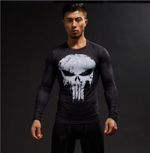 Load image into Gallery viewer, 2017 Marvel Superhero Winter Soldier Bucky 3D Men T Shirt Fitness Crossfit T-Shirt Long Sleeve Compression Shirt Mens MMA